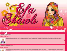 Tablet Screenshot of efashawls.blogspot.com