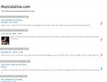 Tablet Screenshot of musicalatinacom.blogspot.com