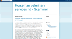 Desktop Screenshot of horsemanveterinaryservicesltd.blogspot.com