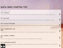Tablet Screenshot of basicinformationinmafiawars.blogspot.com