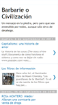 Mobile Screenshot of barbarieocivilizacion.blogspot.com