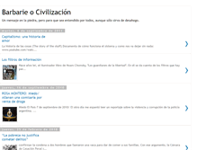 Tablet Screenshot of barbarieocivilizacion.blogspot.com