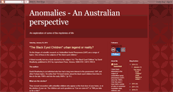 Desktop Screenshot of anomalies-australiancomments.blogspot.com