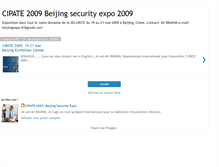 Tablet Screenshot of beijing-security-expo.blogspot.com