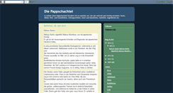 Desktop Screenshot of pappschachtel.blogspot.com