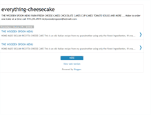 Tablet Screenshot of everything-cheesecake.blogspot.com