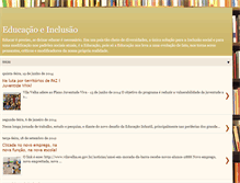 Tablet Screenshot of educacaoeinclusao.blogspot.com