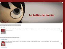 Tablet Screenshot of lalolitadelolailo.blogspot.com