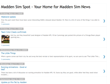 Tablet Screenshot of maddensimspot.blogspot.com