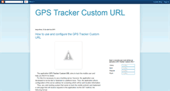 Desktop Screenshot of gpstrackercustomurl.blogspot.com