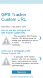 Mobile Screenshot of gpstrackercustomurl.blogspot.com