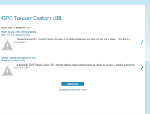 Tablet Screenshot of gpstrackercustomurl.blogspot.com