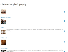 Tablet Screenshot of claireelisephotography.blogspot.com