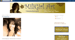 Desktop Screenshot of miligirl-art.blogspot.com