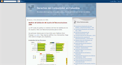 Desktop Screenshot of derechosconsumidor.blogspot.com