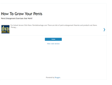 Tablet Screenshot of growyourpenis.blogspot.com