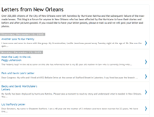 Tablet Screenshot of neworleansletters.blogspot.com