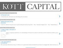 Tablet Screenshot of kottcapital.blogspot.com