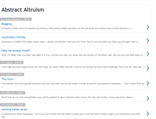 Tablet Screenshot of altruisticdesire.blogspot.com