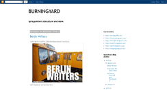 Desktop Screenshot of burningyard.blogspot.com