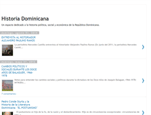 Tablet Screenshot of historiadominicana.blogspot.com