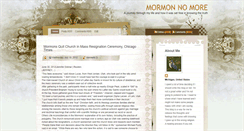 Desktop Screenshot of mormonnomore.blogspot.com