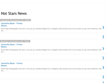 Tablet Screenshot of hotstarsnews.blogspot.com