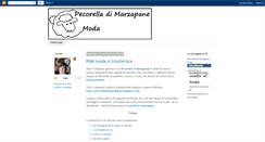 Desktop Screenshot of pecorelladimarzapanemoda.blogspot.com