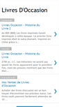 Mobile Screenshot of occasionlivres.blogspot.com