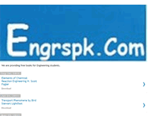 Tablet Screenshot of engrspk.blogspot.com