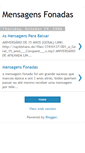 Mobile Screenshot of mensagensfonadas.blogspot.com