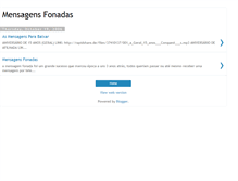 Tablet Screenshot of mensagensfonadas.blogspot.com