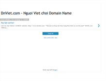 Tablet Screenshot of dnviet.blogspot.com