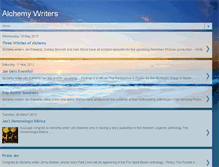Tablet Screenshot of alchemywriters.blogspot.com