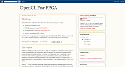 Desktop Screenshot of opencl4fpga.blogspot.com