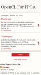 Mobile Screenshot of opencl4fpga.blogspot.com