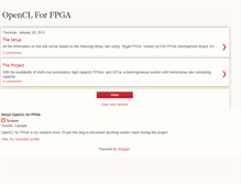 Tablet Screenshot of opencl4fpga.blogspot.com