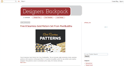 Desktop Screenshot of designerbackpack.blogspot.com