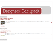 Tablet Screenshot of designerbackpack.blogspot.com