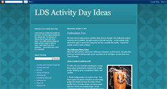 Desktop Screenshot of ldsactivitydaysideas.blogspot.com