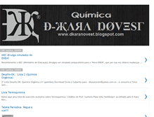 Tablet Screenshot of dkquimica.blogspot.com