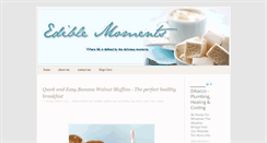 Desktop Screenshot of edible-moments.blogspot.com