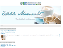 Tablet Screenshot of edible-moments.blogspot.com