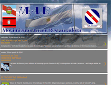 Tablet Screenshot of movimiento-accion-restauradora.blogspot.com