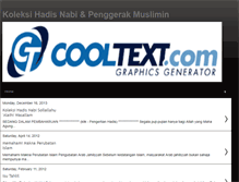 Tablet Screenshot of koleksihadisnabi.blogspot.com