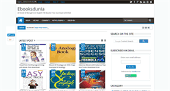 Desktop Screenshot of ebooksdunia.blogspot.com