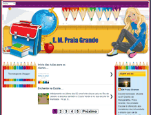 Tablet Screenshot of escolapraiagrande.blogspot.com