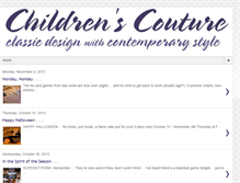 Tablet Screenshot of childrenscouture.blogspot.com