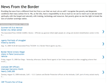 Tablet Screenshot of newsfromtheborder.blogspot.com