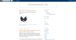 Desktop Screenshot of contemptart.blogspot.com